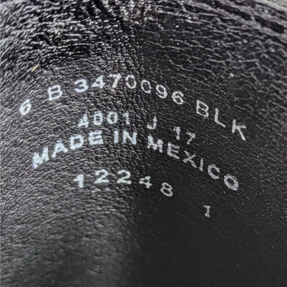 Frye Sacha Shooties 6 Black Leather Silver Stud Ankle Boots Heritage Style - Picture 3 of 16